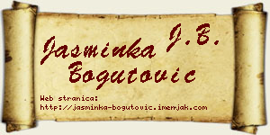 Jasminka Bogutović vizit kartica
